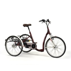 Vermeiren LAGOON-E - rower rehabilitacyjny trójkołowy ze wsparciem elektrycznym dla dorosłych