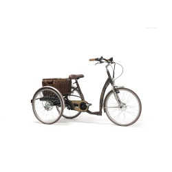 Vermeiren VINTAGE-E - rehabilitacyjny rower trójkołowy dla dorosłych ze wsparciem elektrycznym