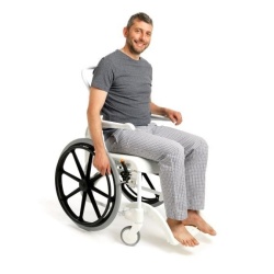 ETAC Clean wózek inwalidzki z funkcją toalety 24" koła tylne szer/wys siedziska 48/55 cm