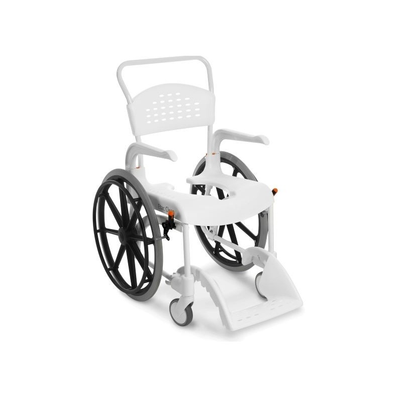 ETAC Clean wózek inwalidzki z funkcją toalety 24" koła tylne szer/wys siedziska 48/55 cm