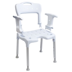 Etac Swift - krzesełko prysznicowe z wyjmowanymi: podłokietnikami i oparciem