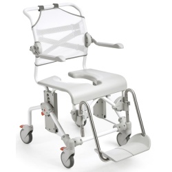 Etac Swift Mobile 2 wózek toaletowo-prysznicowy do 160 kg z regulacją wysokości siedziska