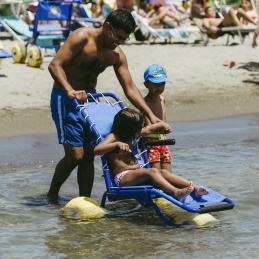 Wózek inwalidzki spacerowy plażowy NEATECH Jobbette