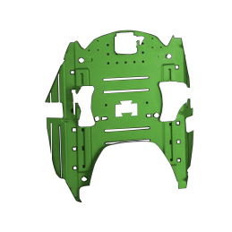 Oparcie profilowane JAY Fit 2U lime