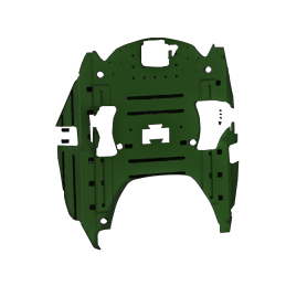 Oparcie profilowane JAY Fit 2U green