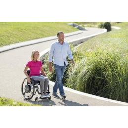 Napęd elektryczny do wózka Alber E-motion przykład