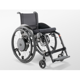 Napęd elektryczny do wózka Alber E-motion zamontowany na wózku