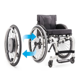 Napęd elektryczny do wózka Alber E-motion zakładaie