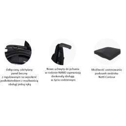 Wózek aktywny Meyra Nano S rózne