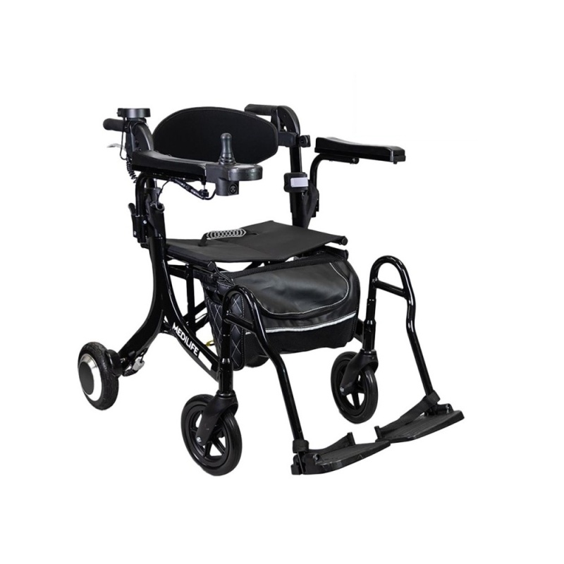 Multifunkcyjny Wózek chodzik balkonik inwalidzki elektryczny Medilife SEMI